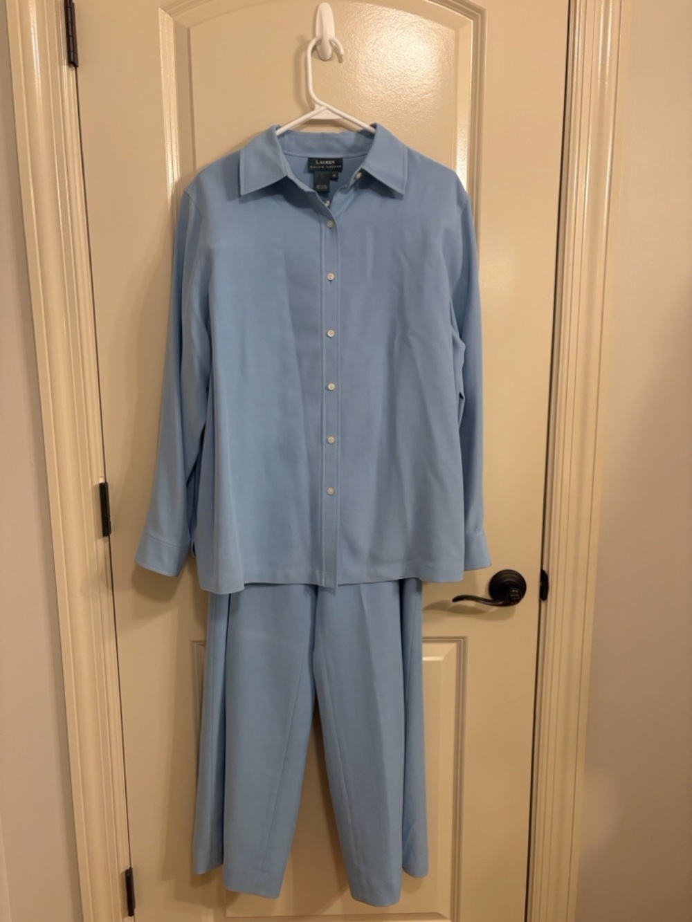 Vintage Deadstock Lauren Ralph Lauren Silk lounge Set